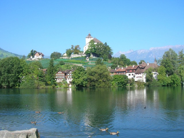 Schloss Werdenberg mit See